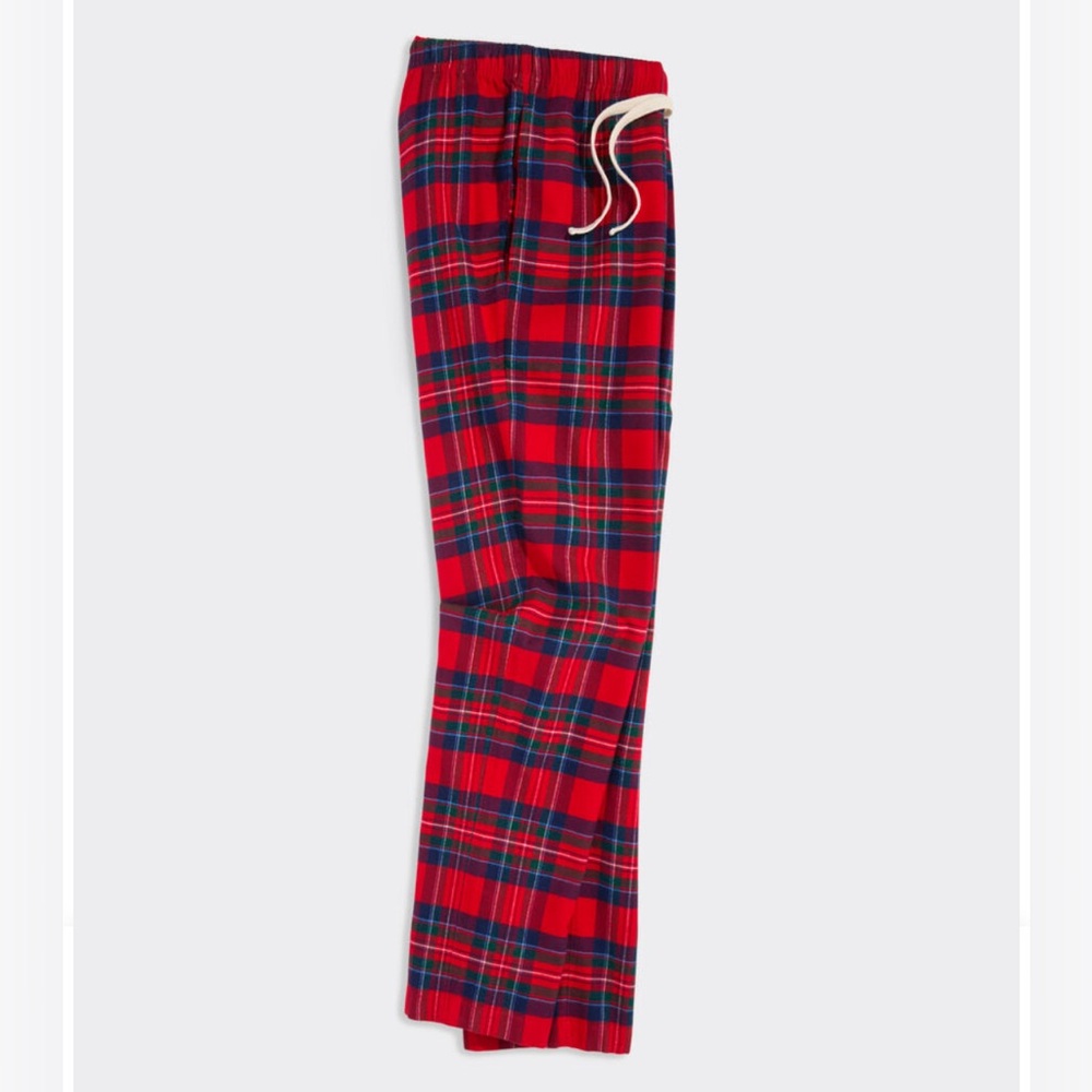 Vineyards Vines Mens’ Flannel Pajamas Holiday Balsam Plaid-Men’s Small